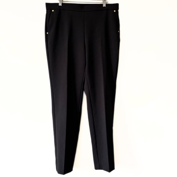 Anne Klein Dress Pants Black Size L - Picture 1 of 7